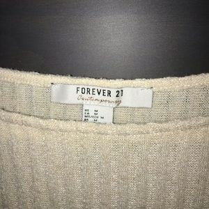 White/cream sweater!